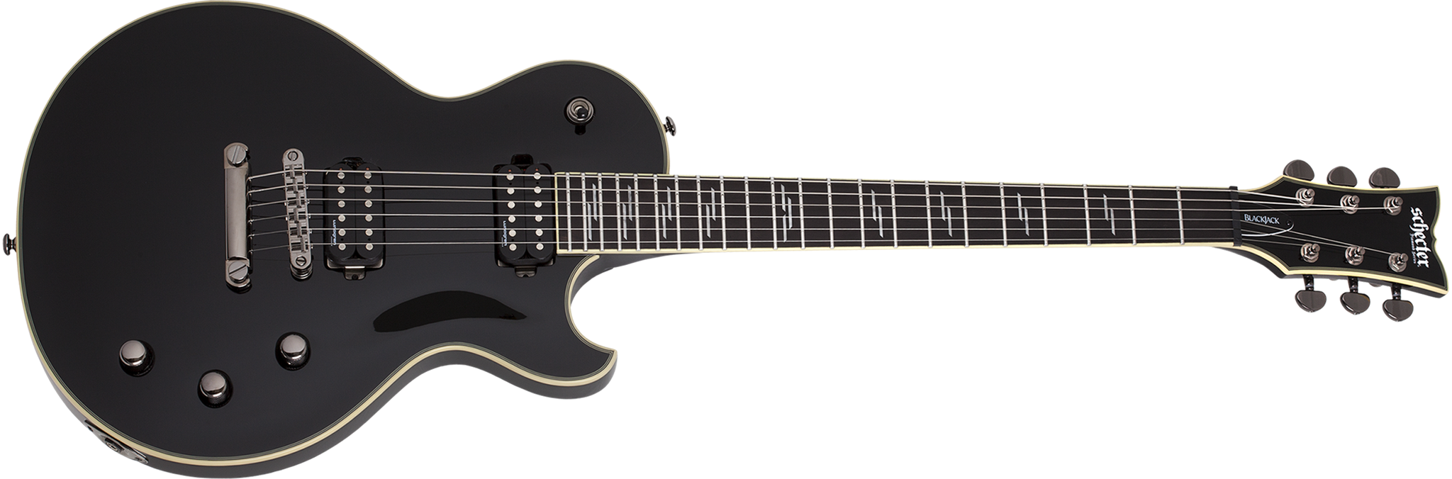 Schecter DIAMOND SERIES Solo-II Blackjack Gloss Black 6-String Electric  Guitar 2022